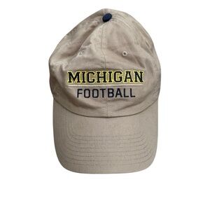 Jumpman University of Michigan Football Beige Baseball Hat